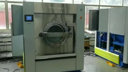 Hochautomatische 100-kg-Industrie-Waschschleudermaschine für Wäsche